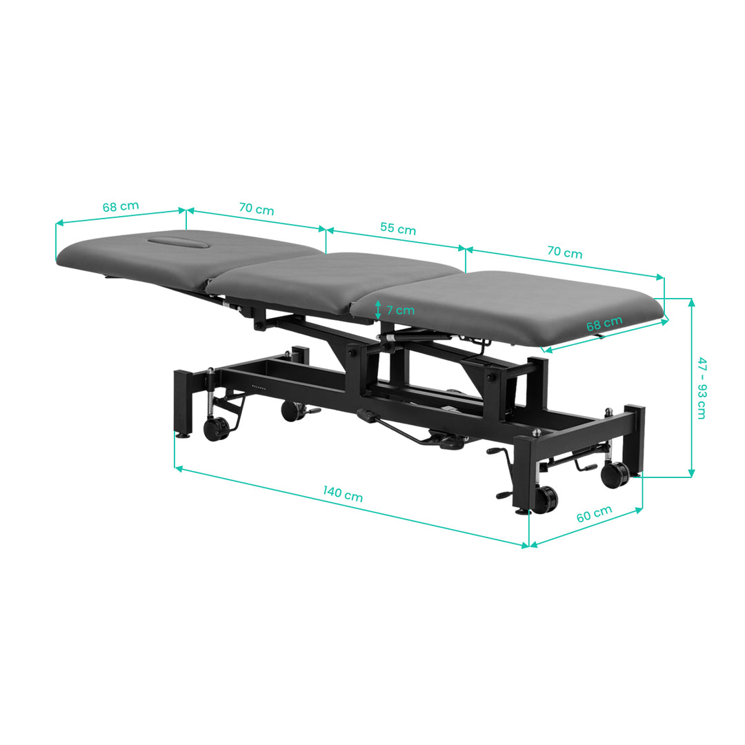 Lettino da massaggio idraulico Balance Solidum 3 Grigio - immagine 16