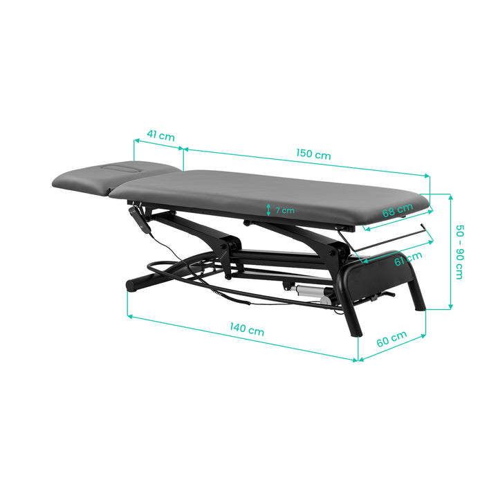 Lettino da massaggio elettrico Balance Novus 2 Grigio - immagine 15