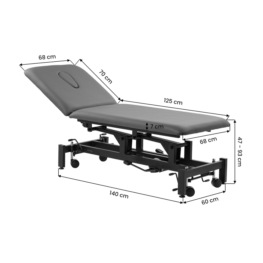 Lettino da massaggio idraulico Balance Solidum 5 Grigio - immagine 13