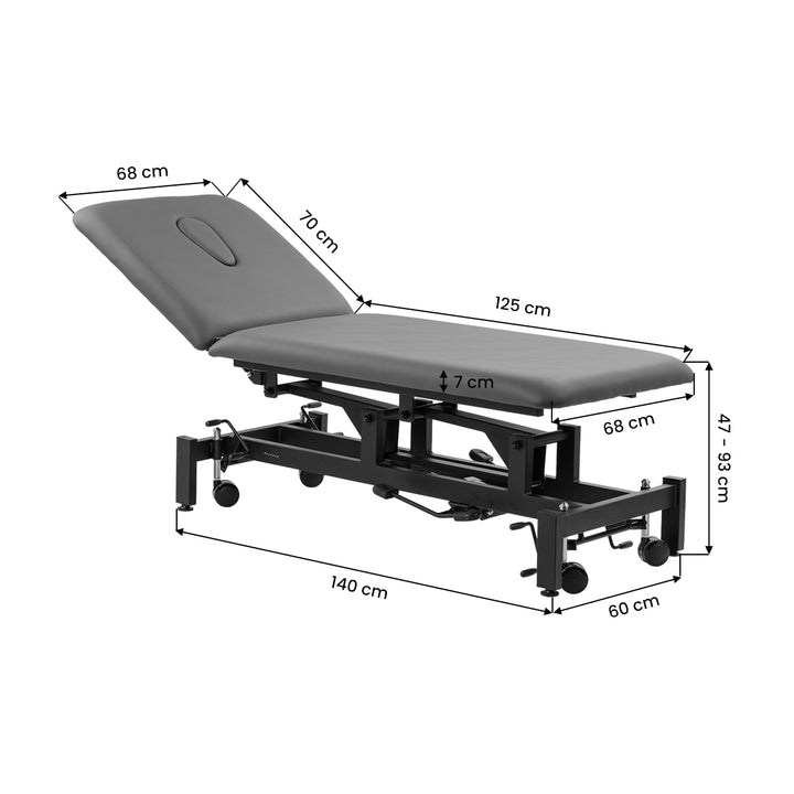 Lettino da massaggio idraulico Balance Solidum 5 Grigio - immagine 13