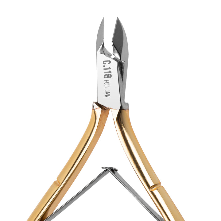 Tronchesina per Cuticole Nghia Export C-118 7 mm Oro - immagine 2