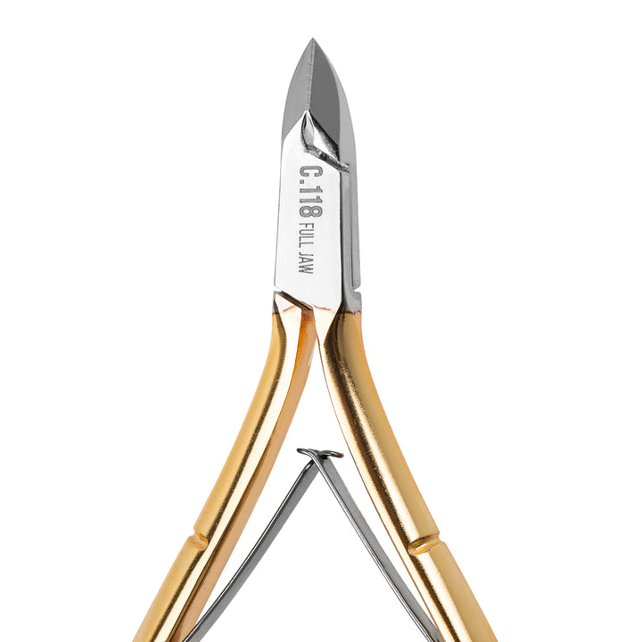 Tronchesina per Cuticole Nghia Export C-118 7 mm Oro - immagine 3