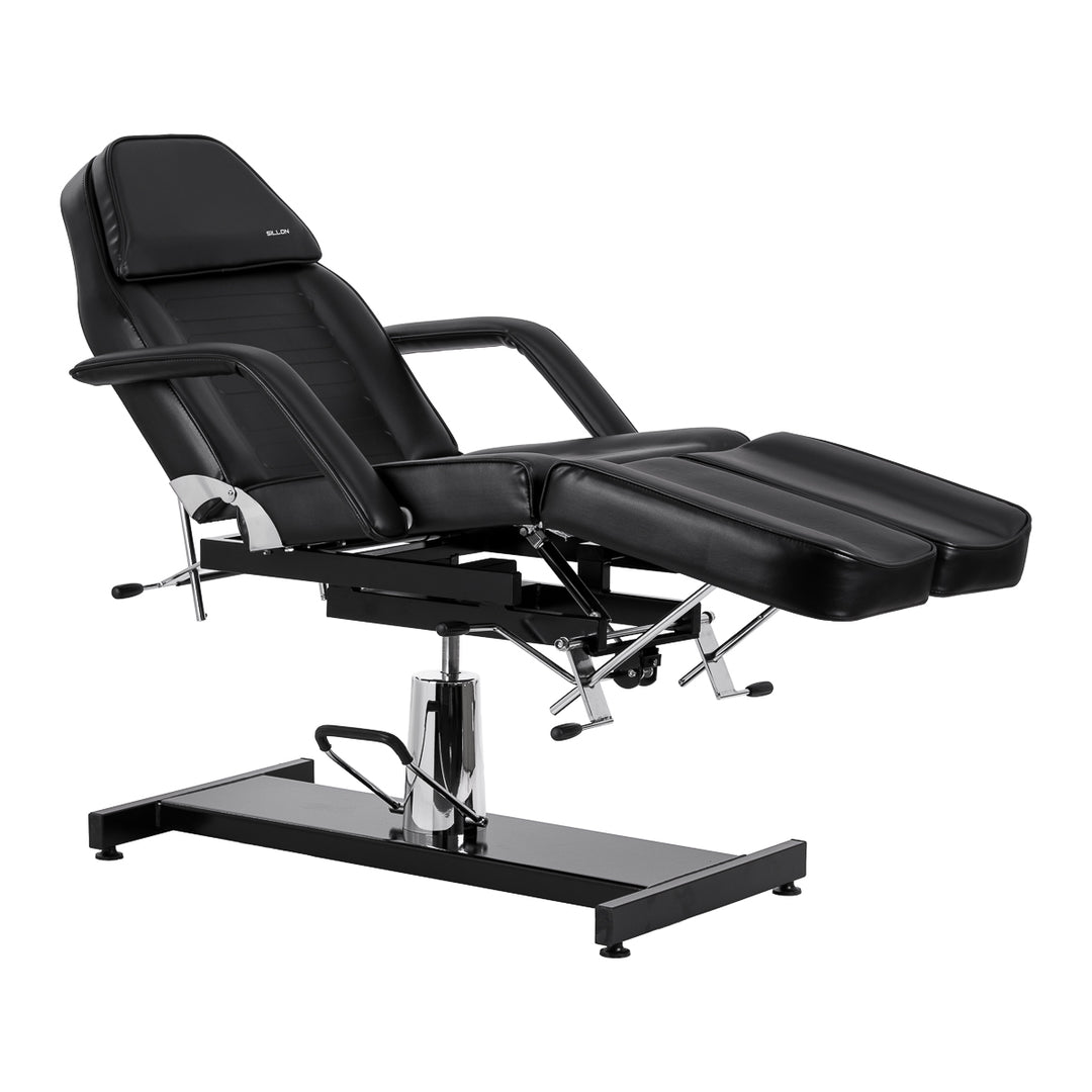 Poltrona Estetista Idraulica Sillon 210 Pedi Nero - immagine 3