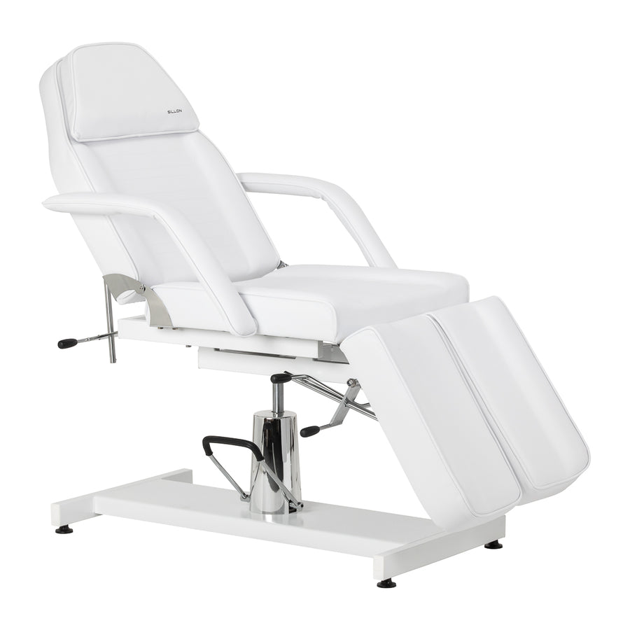 Poltrona Estetista Idraulica Sillon 210 Pedi Bianco