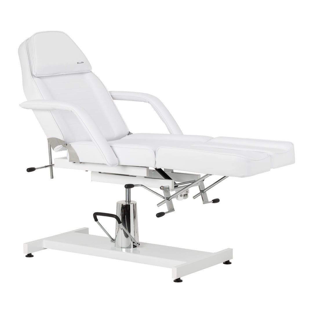Poltrona Estetista Idraulica Sillon 210 Pedi Bianco - immagine 3