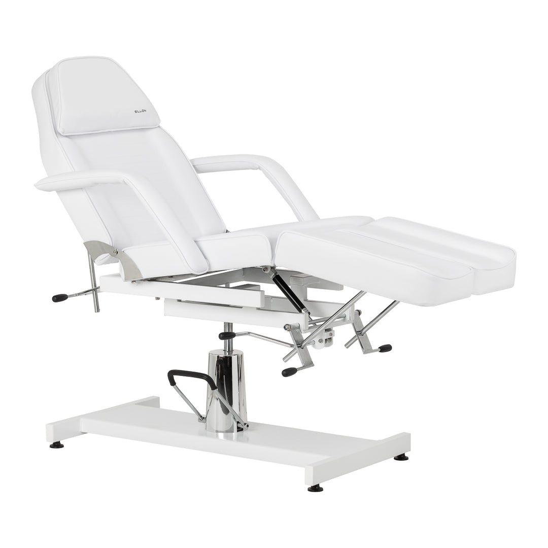 Poltrona Estetista Idraulica Sillon 210 Pedi Bianco - immagine 4