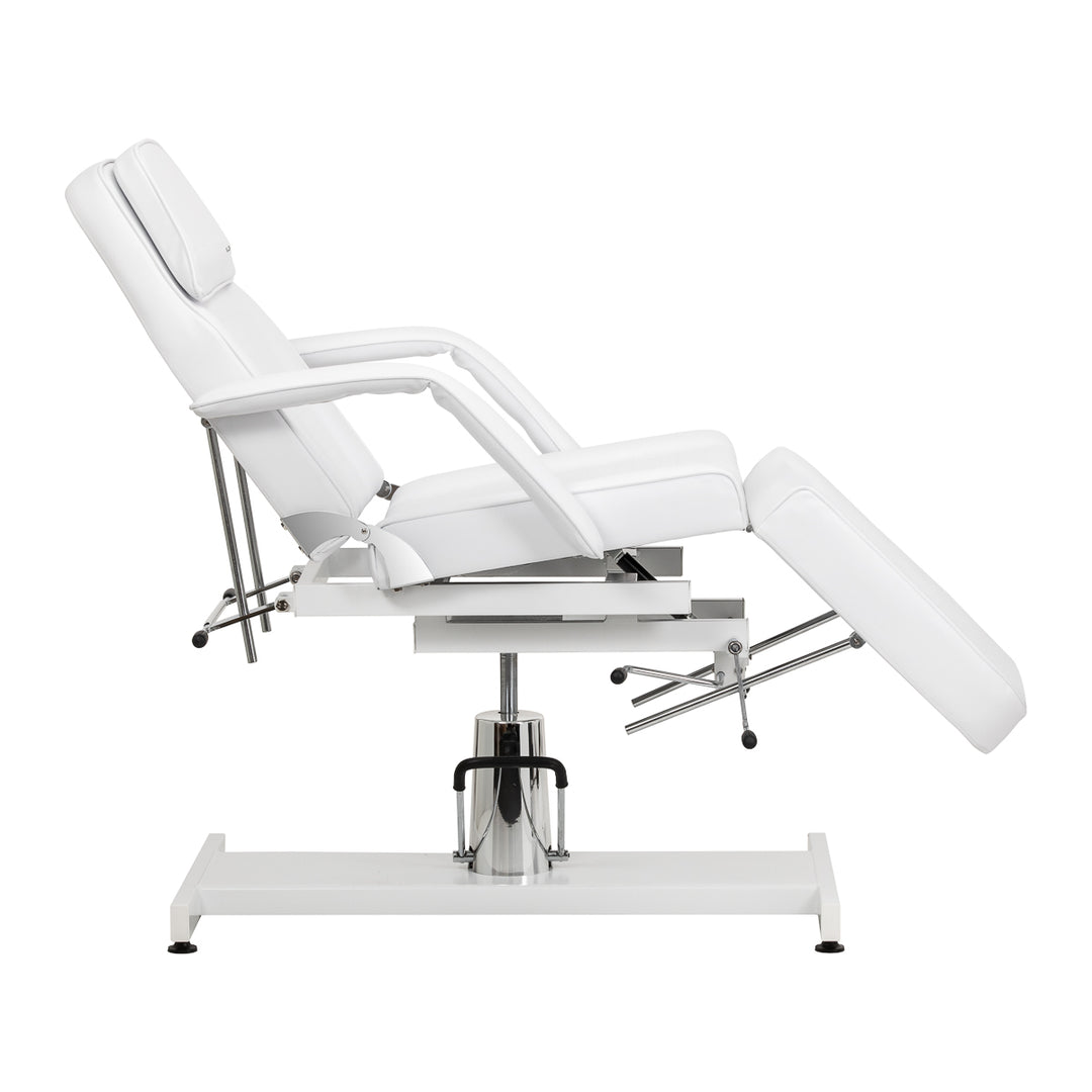Poltrona Estetista Idraulica Sillon 210 Inclinabile Bianco - immagine 5