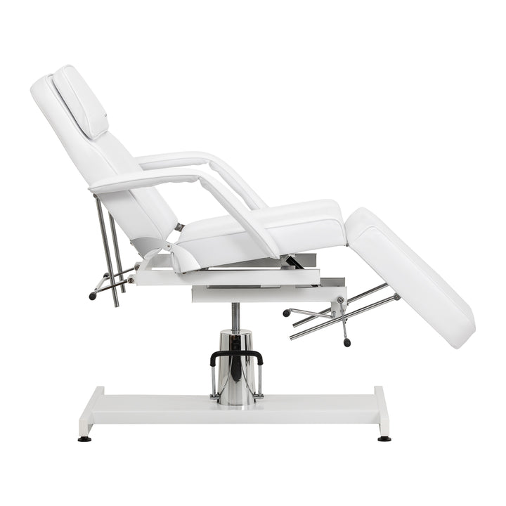 Poltrona Estetista Idraulica Sillon 210 Inclinabile Bianco - immagine 5