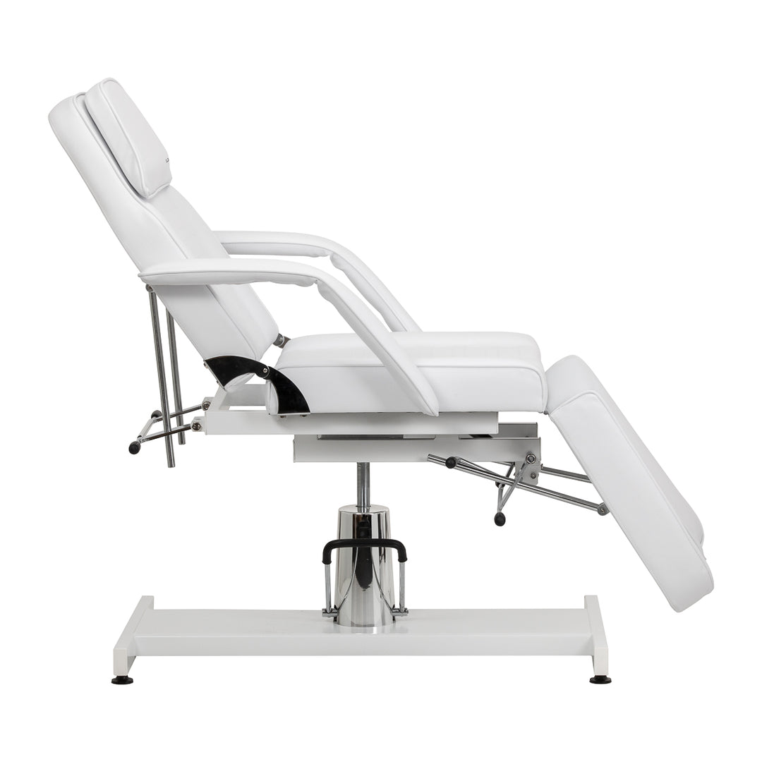 Poltrona Estetista Idraulica Sillon 210 Inclinabile Bianco - immagine 6