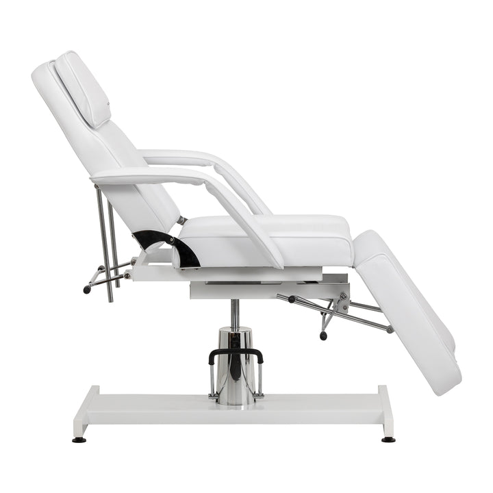 Poltrona Estetista Idraulica Sillon 210 Inclinabile Bianco - immagine 6