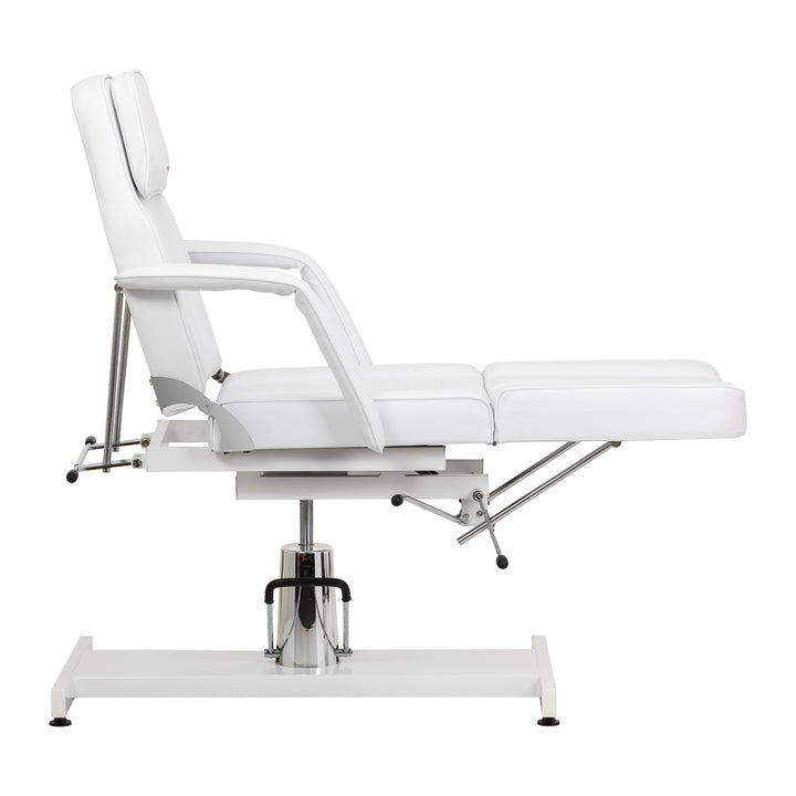 Poltrona Estetista Idraulica Sillon 210 Inclinabile Bianco - immagine 7