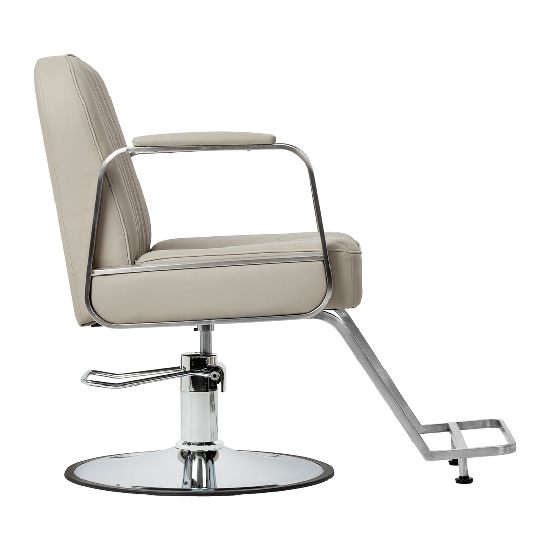 Poltrona parrucchiere Gabbiano Acri Beige - immagine 4