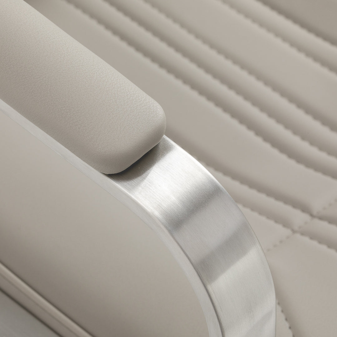 Poltrona parrucchiere Gabbiano Acri Beige - immagine 5