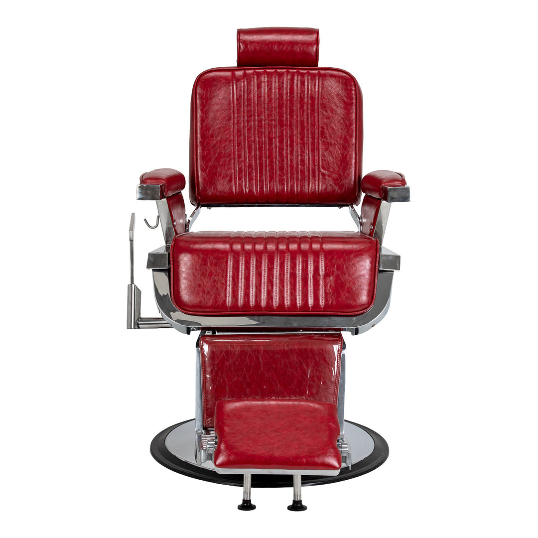 Poltrona da barbiere Gabbiano Royal X Rosso - immagine 2