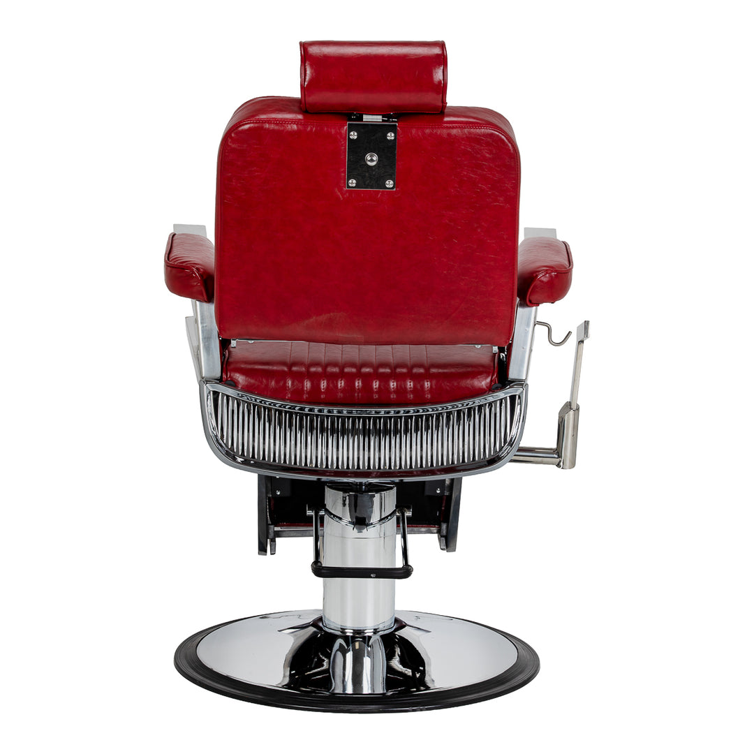 Poltrona da barbiere Gabbiano Royal X Rosso - immagine 3