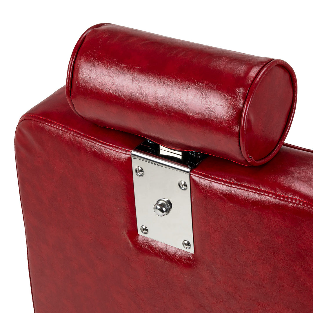 Poltrona da barbiere Gabbiano Royal X Rosso - immagine 13