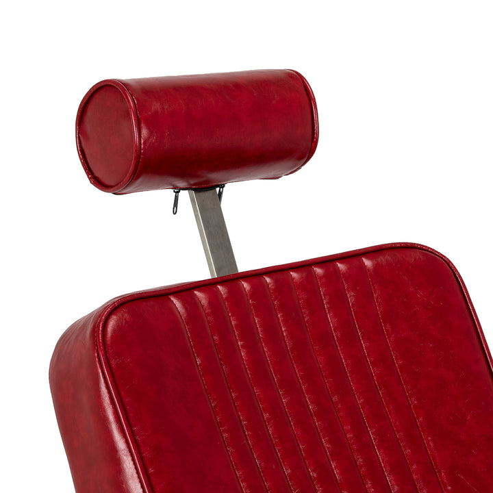 Poltrona da barbiere Gabbiano Royal X Rosso - immagine 15