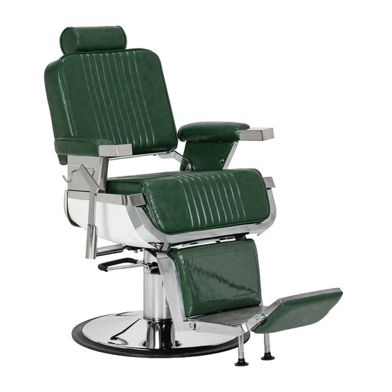 Poltrona da barbiere Gabbiano Royal X Verde