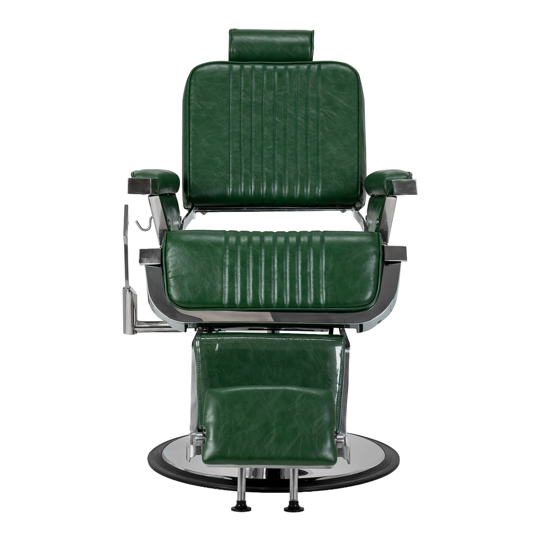 Poltrona da barbiere Gabbiano Royal X Verde - immagine 2