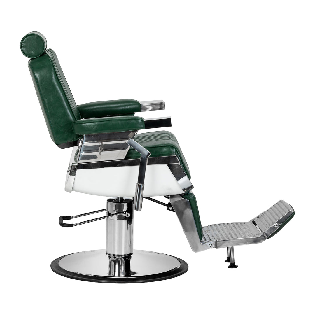 Poltrona da barbiere Gabbiano Royal X Verde - immagine 4