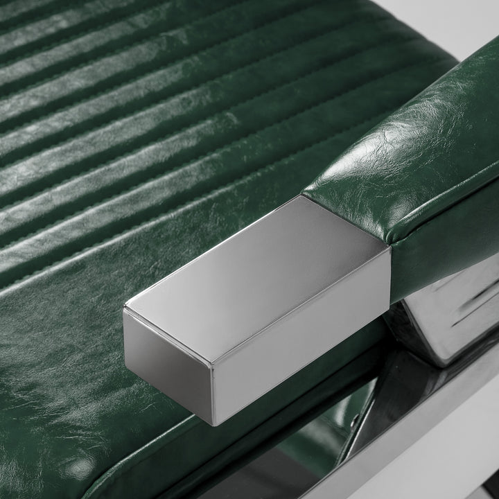 Poltrona da barbiere Gabbiano Royal X Verde - immagine 6