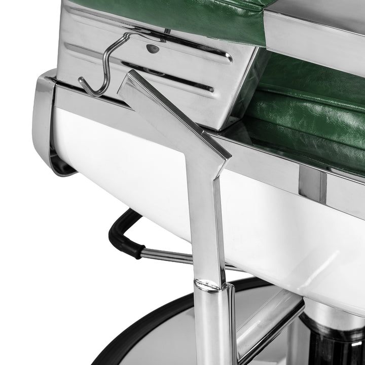 Poltrona da barbiere Gabbiano Royal X Verde - immagine 8