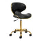 Sedia da Salone con Ruote e Schienale Gabbiano Q-4599G v2 Nero