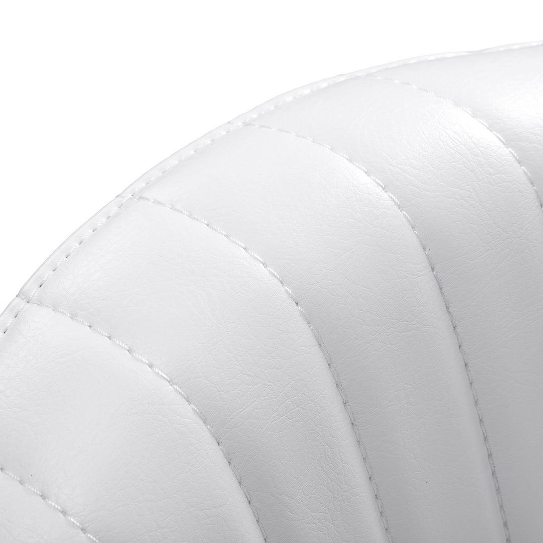 Sgabello con Ruote Giovanni Y08 Bianco - immagine 6