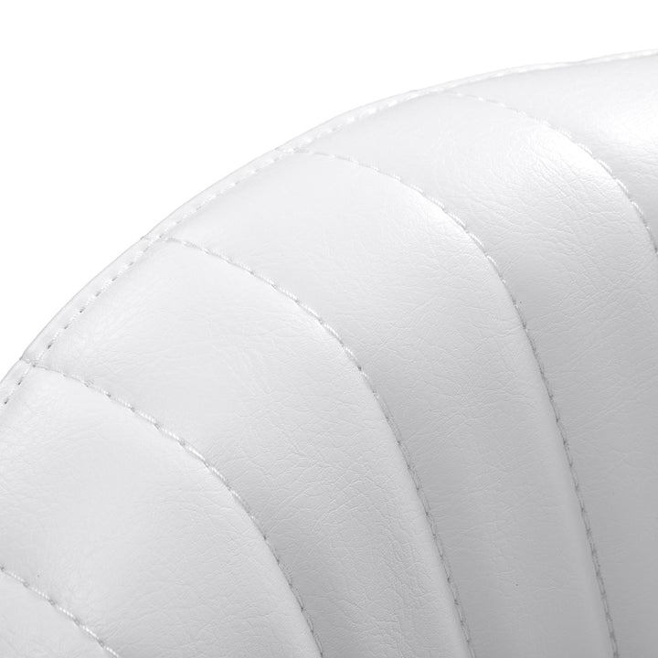 Sgabello con Ruote Giovanni Y08 Bianco - immagine 6