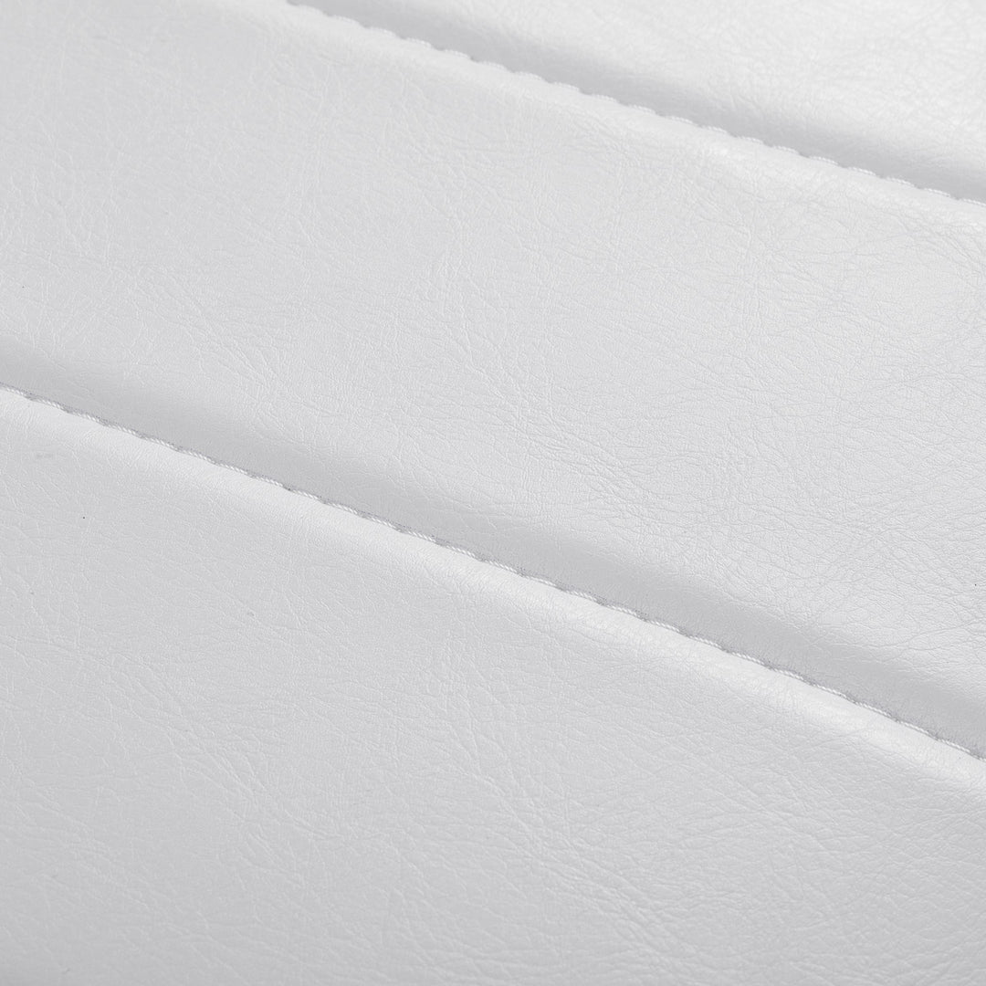 Sgabello con Ruote Giovanni Y08 Bianco - immagine 7
