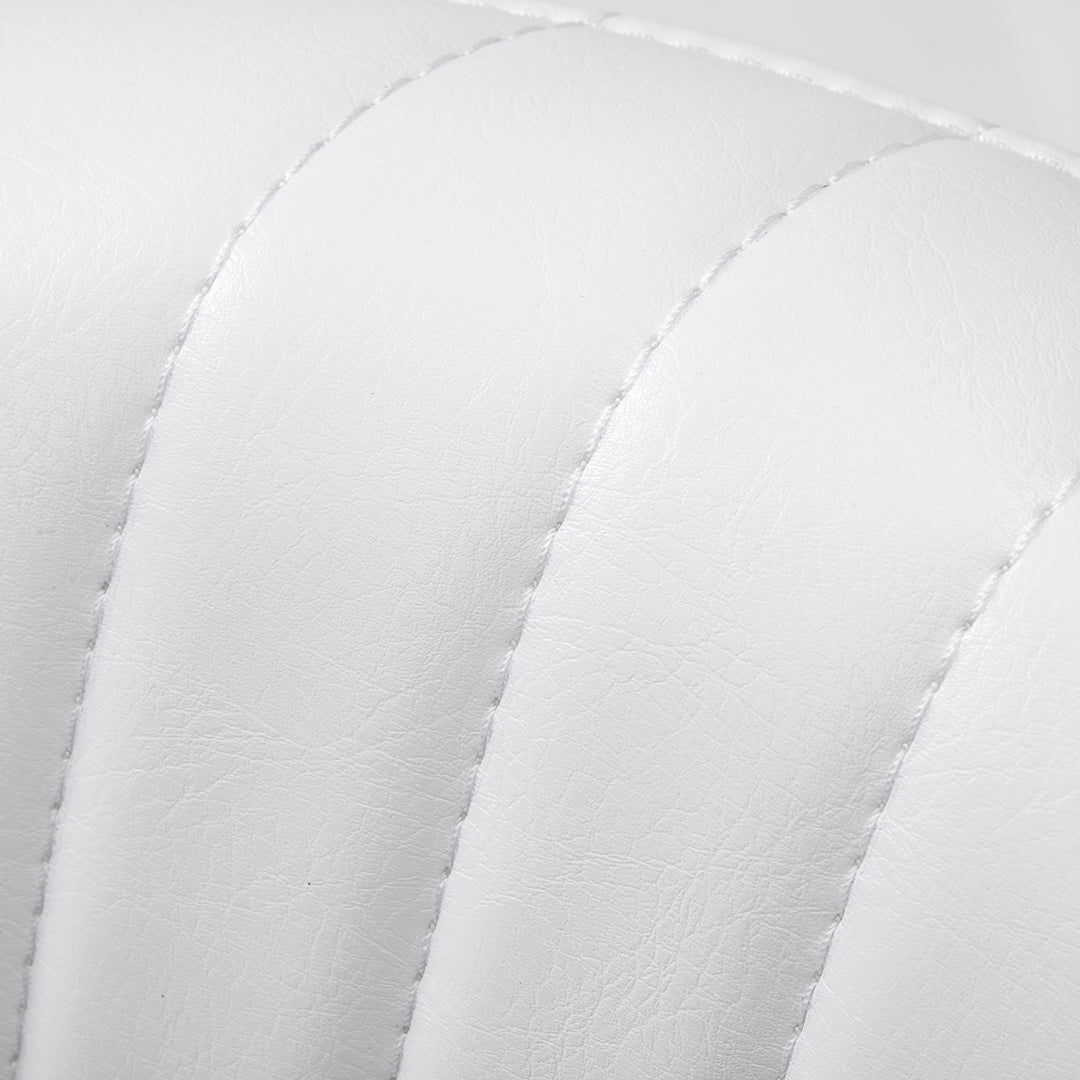 Sgabello con Ruote Giovanni Y08 Bianco - immagine 10