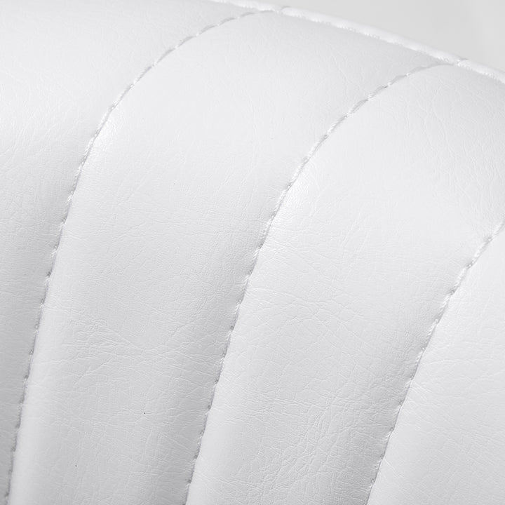 Sgabello con Ruote Giovanni Y08 Bianco - immagine 10