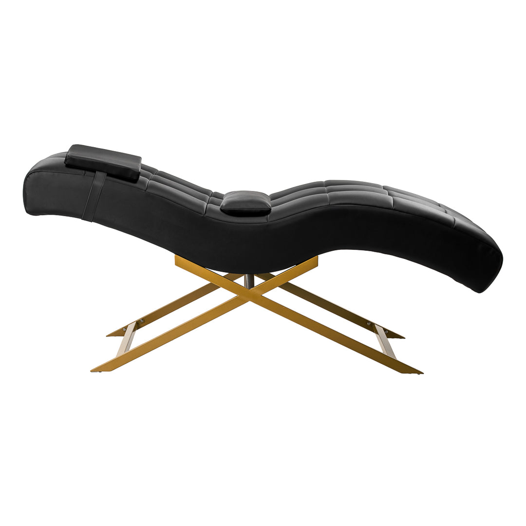 Lettino Ciglia Sillon Alba Nero-Oro - immagine 3