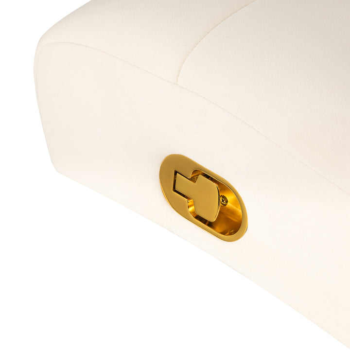 Lettino Ciglia Sillon Umbra Bianco-Oro - immagine 5