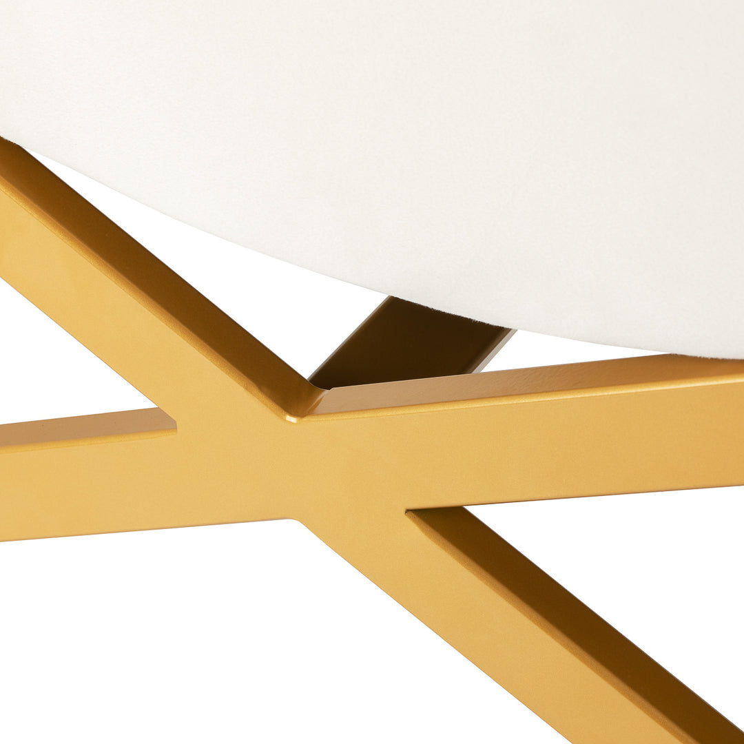Lettino Ciglia Sillon Umbra Bianco-Oro - immagine 10