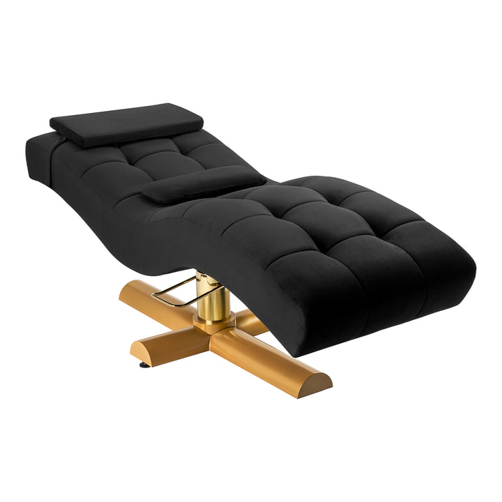 Lettino Ciglia Sillon Corona Nero-Oro