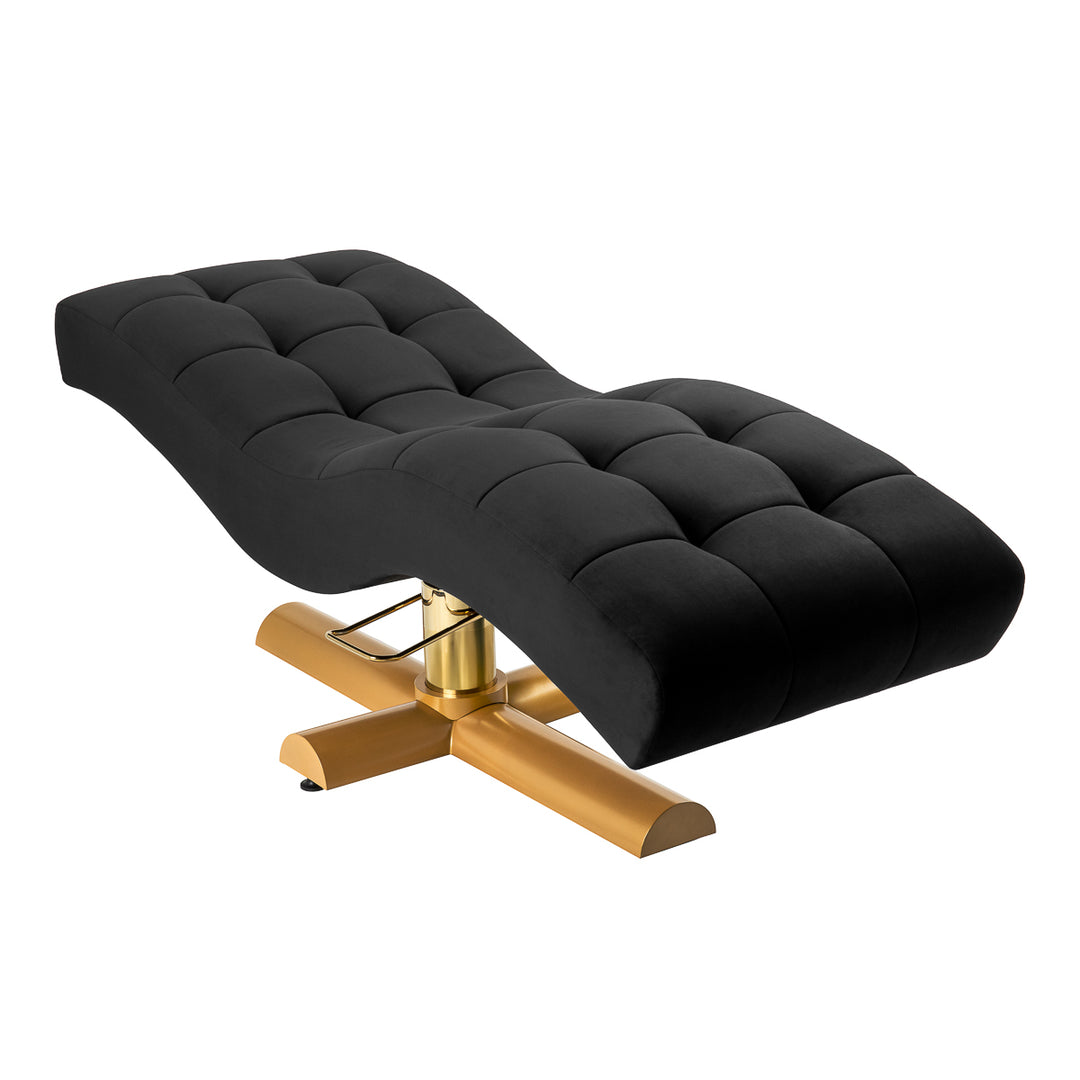 Lettino Ciglia Sillon Corona Nero-Oro - immagine 2