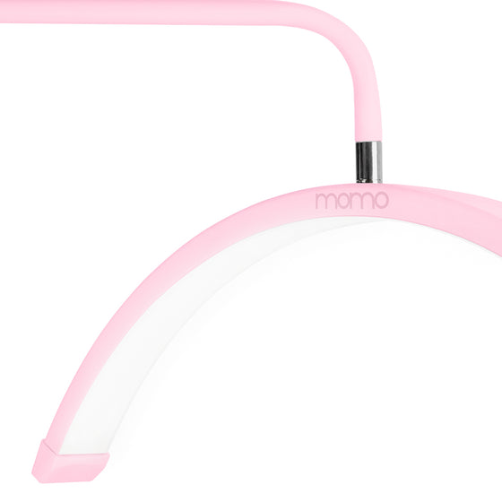 Lampada Extension Ciglia LED con Treppiede e Colore e Intensità Regolabili Momo Moon MX6 Rosa