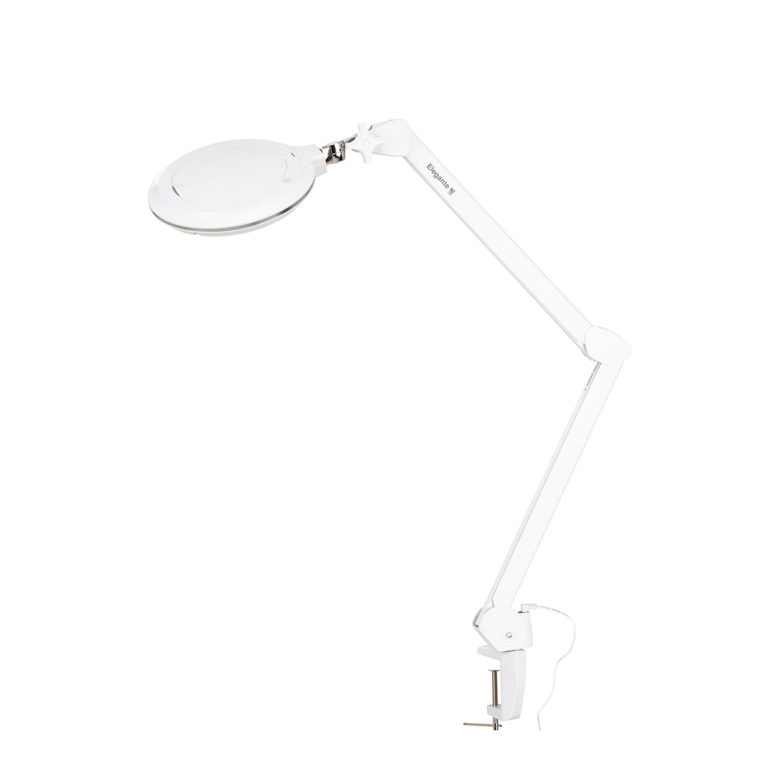 Lampada con Lente LED 60 SMD 3D a Morsetto Elegante 6031 Bianca - immagine 2