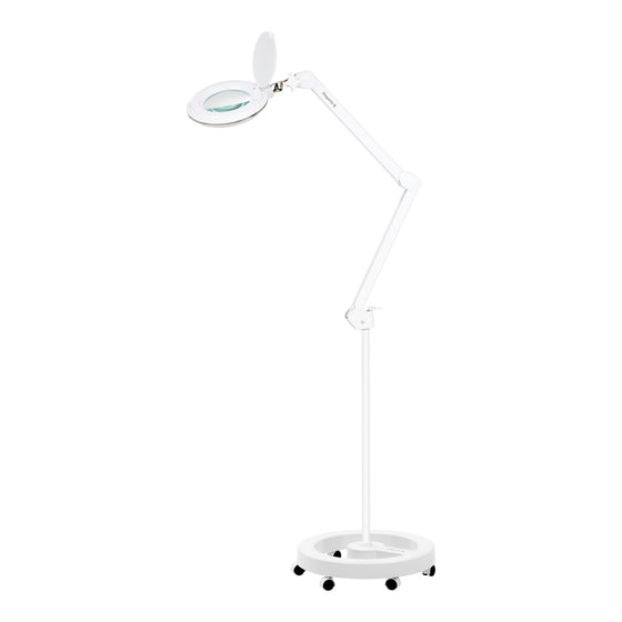 Lampada con Lente LED 60 SMD 3D su Stativo Elegante 6031 Bianca