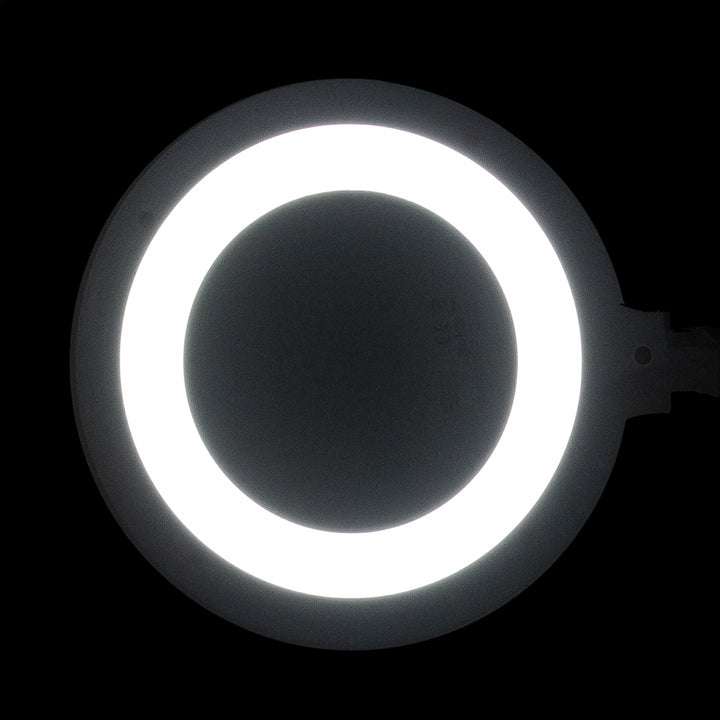 Lampada con Lente LED 60 SMD 3D su Stativo Elegante 6031 Bianca - immagine 9
