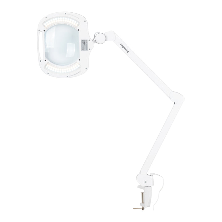Lampada con Lente LED 60 SMD a Morsetto Elegante 6030 Bianca - immagine 3