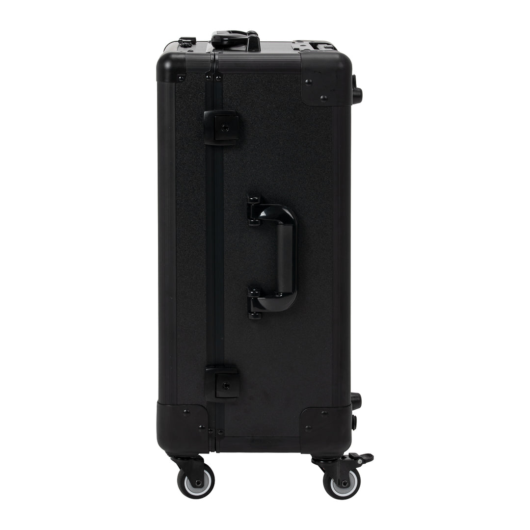 Valigia Trucco Postazione Mobile Plus con Specchio Illuminato e Casse Nero - immagine 5