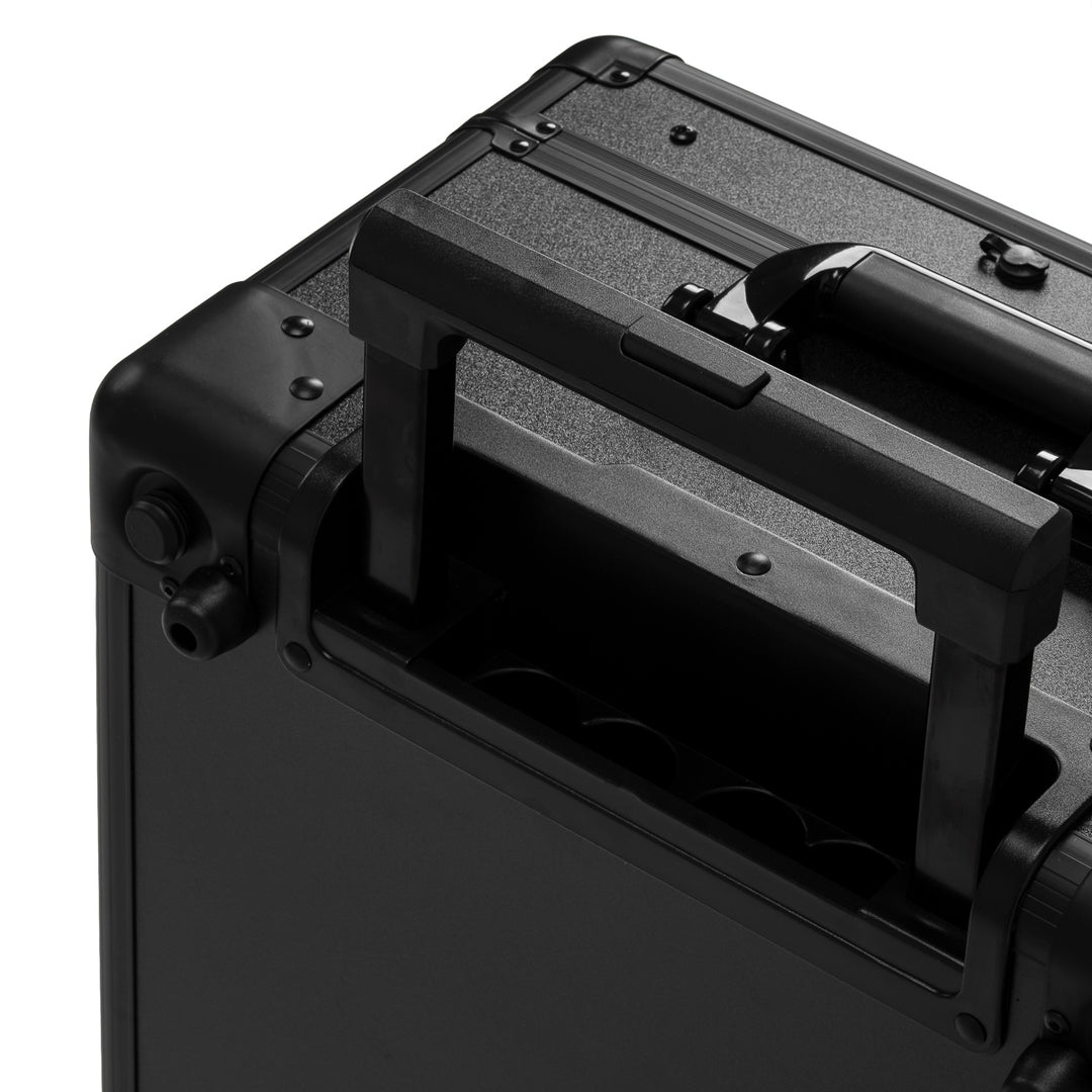Valigia Trucco Postazione Mobile Plus con Specchio Illuminato e Casse Nero - immagine 8