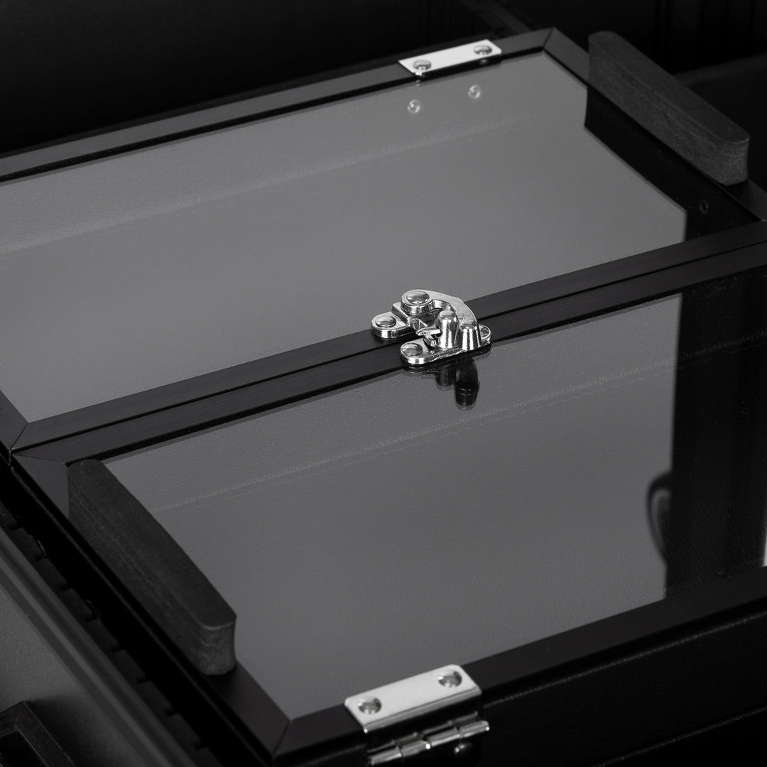 Valigia Trucco Postazione Mobile Plus con Specchio Illuminato e Casse Nero - immagine 11