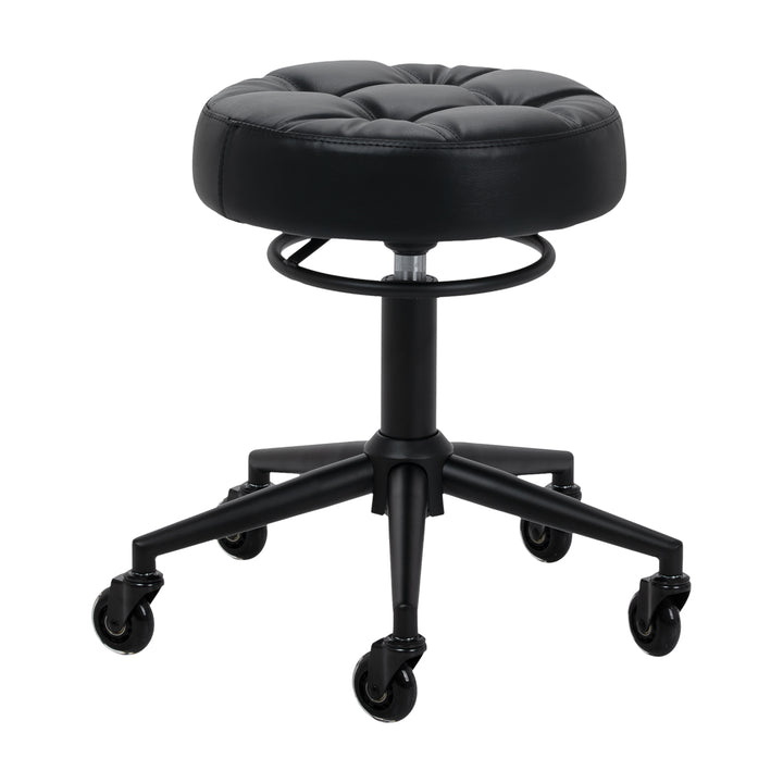 Sgabello con Ruote Gabbiano D054 Nero