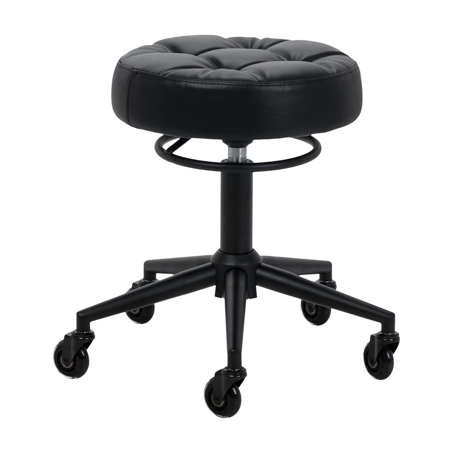 Sgabello con Ruote Gabbiano D054 Nero