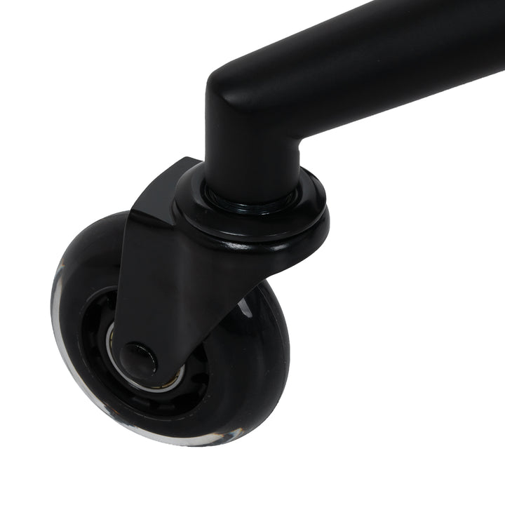 Sgabello con Ruote Gabbiano D054 Nero - immagine 5