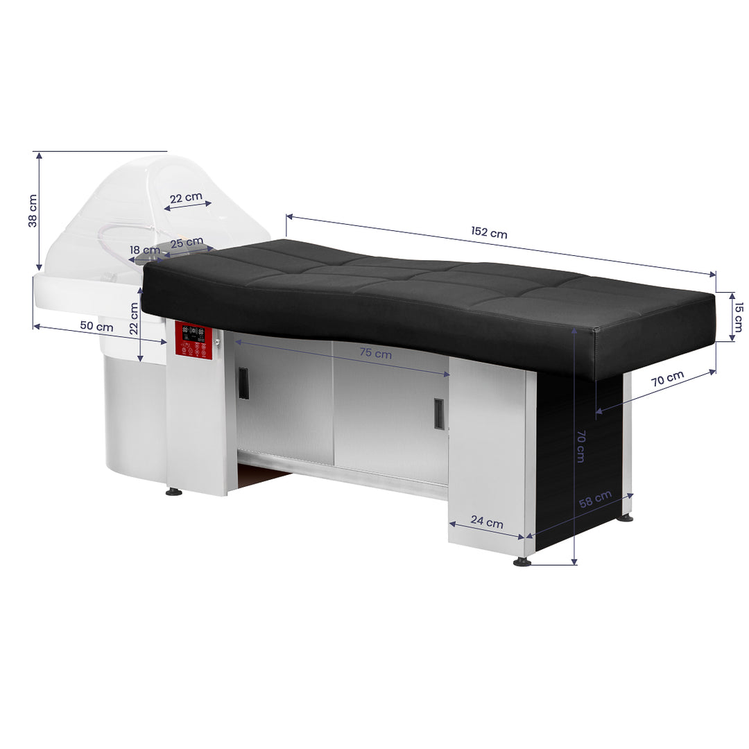 Lavatesta Parrucchiere Gabbiano Head Spa 017B Nero - immagine 17