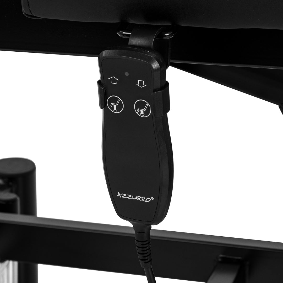 Lettino da massaggio elettrico Azzurro 684A 1 Nero - immagine 7